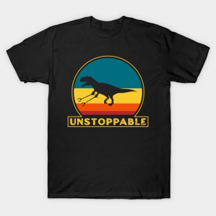 Unstoppable T Rex With Grabbers Long Arms T-Shirt